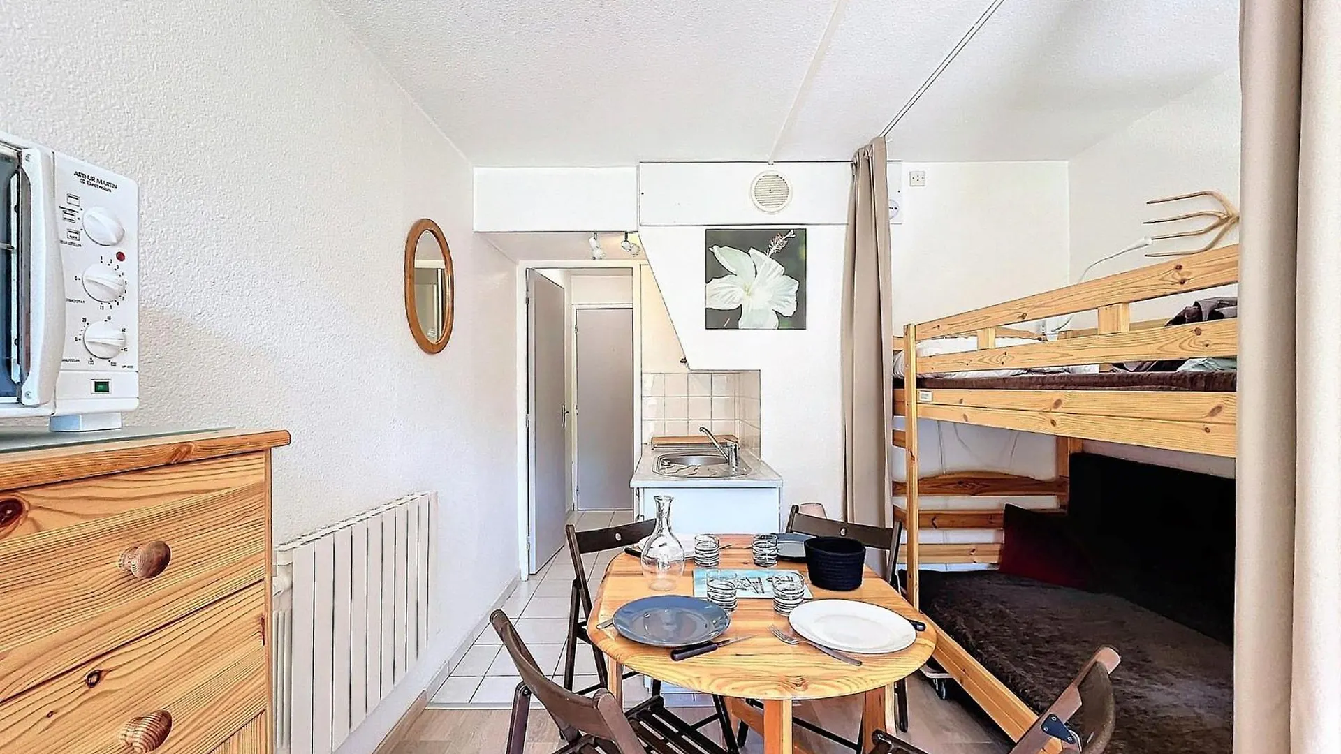Studio Lumineux Au Pied Des Pistes Avec Wifi Gratuit Et Piscine Chauffee - Fr-1-267-296 维拉伦贝特
